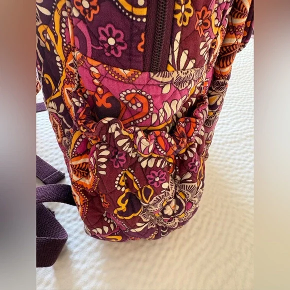 Vera Bradley *Retired Print* Safari Sunset Backpack - Picture 6 of 8